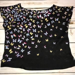 COPY - S Charlotte Russe Butterfly Top